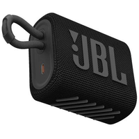 Caixa de Som JBL GO3, Bluetooth, 4,2W RMS, À Prova d'Agua e Poeira - JBLGO3BLK