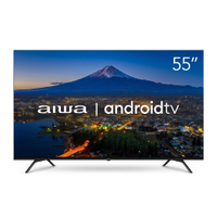 Smart TV DLED 55" Aiwa AWS-55, 4K, Wi-Fi, 4 HDMI, 2 USB, Controle por Voz, 60Hz