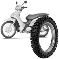 Pneu Moto Biz 125 Rinaldi Aro 14 60/100-14 29m Traseiro Rmx 35