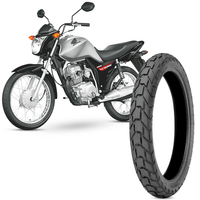 Pneu Moto CG 125 Technic Aro 18 90/90-18 57P Traseiro T&C