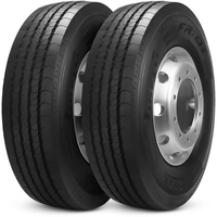 Kit 2 Pneu Pirelli Aro 19.5 285/70r19.5 146/144L TL M+S FR01 Liso Rodoviário