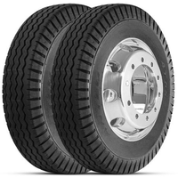 Kit 2 Pneu Pirelli Anteo Aro 22 11.00/22 150/146J 16PR TT AT65 Liso Rodoviário