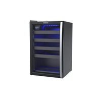 Adega Piubella Cave 100 para 24 Garrafas Preto Fosco Porta Invertida - 110V