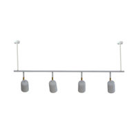 Trilho de Teto com 4 Spots Ewa Branco com Extensor 1 metro