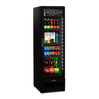 Expositor Vertical VB28RH All Black Metalfrio - 220V