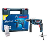 Furadeira de Impacto Bosch GSB13 1/2" 650W com Maleta e 5 Brocas - 220V