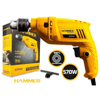 Furadeira De Impacto Elétrica Profissional 570W 110V Hammer
