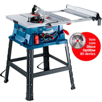 Serra Circular de Mesa 10 POL 1800W Professional GTS 254 BOSCH - 110V