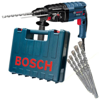 Martelete SDS-Plus 820W 2,7 KG GBH 2-24D Perfurador Rompedor BOSCH + 5 Brocas SDS-Plus - 220V
