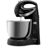 Batedeira Philco Paris Inox Duo Mixer Turbo Preto 220v - 220V