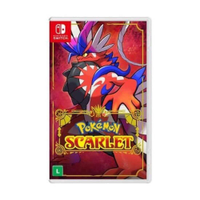 Jogo Pokemon Scarlet Nintendo Switch Mídia Física Nacional