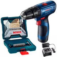 Parafusadeira e Furadeira 12V com Impacto GSB 120-LI + Estojo 34 Peças X-Line Titânio BOSCH