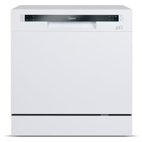Lava-Louças Midea DWA08 8 Serviços com Programa Intensivo - Branca - 220v