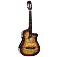 Violão Acústico Vogga Vca226N Nylon Clássico Yellow Sunburst