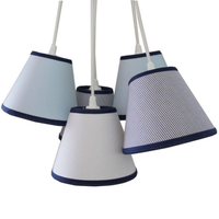 Lustre Pendente Tons de Azul Cacho Menino