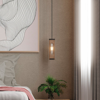 Luminaria Pendente Indiana Cabo Pp para Lâmpada T30 4w