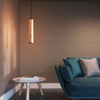 Luminaria Pendente Led Havai 36w 4000l Bivolt Madeira Corrente