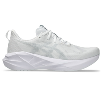 Tênis ASICS Novablast 5 - Masculino - Branco/Cinza