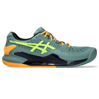 Tênis ASICS GEL-Resolution 9 Padel - Masculino - Verde/Amarelo