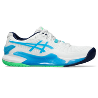 Tênis ASICS GEL-Resolution 9 - Masculino - Branco/Azul