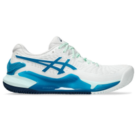 Tênis ASICS GEL-Resolution 9 Clay - Feminino - Branco/Azul