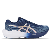 Tênis ASICS GEL-Nagoya 7 - Feminino - Azul/Dourado