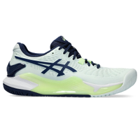 Tênis ASICS GEL-Resolution 9 - Feminino - Verde/Azul