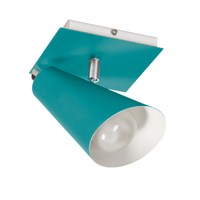 Spot De Sobrepor Para 1 Lâmpada E27 Design Pt01 Cor Azul