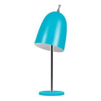 Luminária De Mesa 7735 Azul Direcionável P/ 1 Lâmp. Bivolt