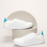 Tênis casual com micro furos oneself branco