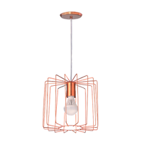 Pendente Aramado Cylinder Cobre