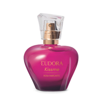 Colônia desodorante kiss me rosa marcante eudora 50ml