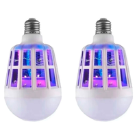 Kit 2 Lâmpadas Led Repelente Mata Mosquito 15 W 127V/220V
