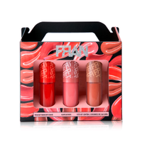Kit glosslicious gloss labial com 3 unidades fran by franciny ehlke colorido