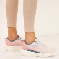 Tênis esportivo kolosh com recortes rosa