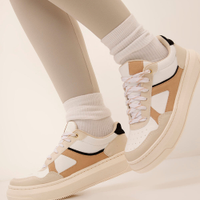 Tênis flatform casual ace marrom
