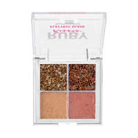 Paleta ruby kisses de sombras glitter electric glaze blush gold colorida