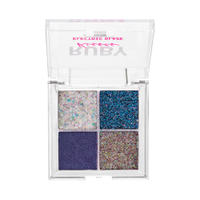 Paleta ruby kisses de sombras glitter electric glaze holo sky colorida