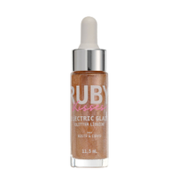 Glitter ruby kisses líquido electric glaze blush gold dourado