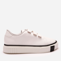 Tênis flatform via uno com velcro branco