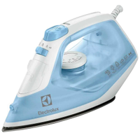 Ferro de Passar a Vapor Base Antiaderente com Spray Electrolux Easyline SIE60 Azul - 110V