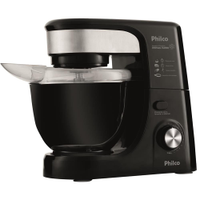 Batedeira Planetária Philco PHP500 Turbo com 11 Velocidades e 500W Preto - 110V