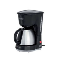 Cafeteira Elétrica Black Decker CM15 com Jarra em Inox, Porta Filtro Removível e Placa Aquecedora - 220V