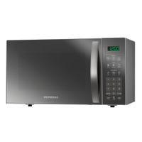Forno de Micro-ondas Mondial Line MO-02-34-E com Função Manter Aquecido Cinza Espelhado - 34L - 110V