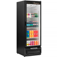 Refrigerador Vertical Gelopar GRV-57 com Controle de Temperatura e Porta com Fechamento Automático Preto 570 litros - 110V