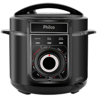 Panela De Pressão Elétrica Philco Ppp02Pi 5L Inox Preta 127V - 110V