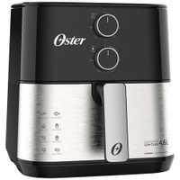 Fritadeira Air Fryer Oster 4,6L Inox Compact 1500W OFRT520 - 127V