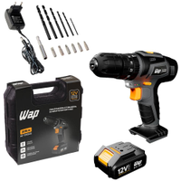Parafusadeira e Furadeira com Impacto WAP Bpfi 12k4 Bateria Removível