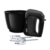 Batedeira 400w 4 Velocidades 2 Tigelas Mini Chef Hm11 Arno Preto 110v - 110V