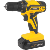 Parafusadeira Furadeira Bateria Eletrica 12v Bivolt Vonder